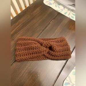 Handmade Brown Chrocet Headband